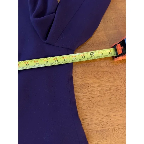 Tahari Arthur S Levine Women's Purple Blazer Jacket 3 Button Cuffed Sleeve Sz 16 - Picture 7 of 9